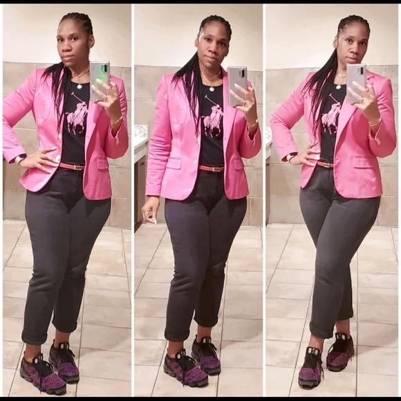 Ralph Lauren Pink Blazer Suit Jacket Classic Design - Picture 7 of 7